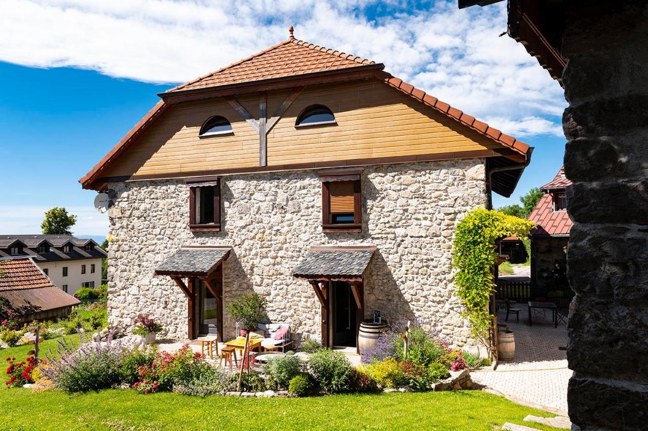 Bed and Breakfast Un R de Mémises Thollon-les-Memises Exterior foto